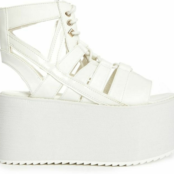 Y.R.U Medusa chunky platform lace ups - Picture 2 of 8